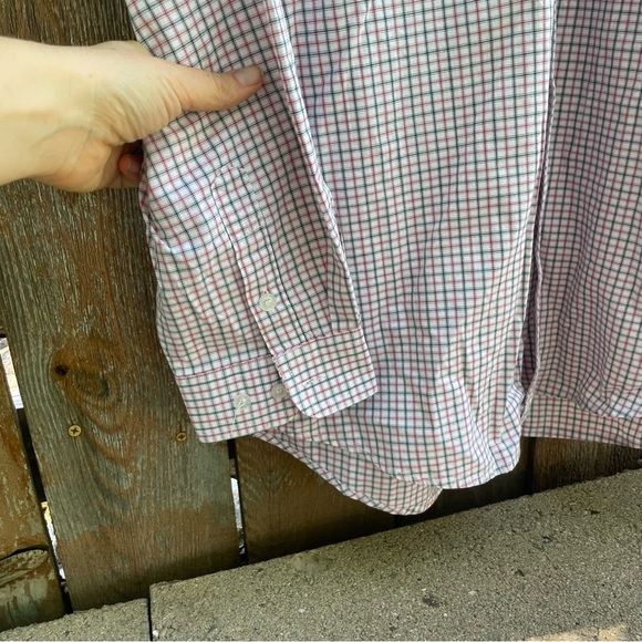 CODY JAMES Men’s Red Plaid Long Sleeve Button Down Pockets Size Large - Picture 6 of 12